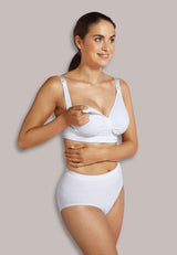 Безшевен Сутиен За Бременни И Кърмачки С Банел Carri Gel White 5714399031037 Carriwell