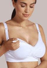 Безшевен Подплатен Сутиен За Бременни И Кърмачки С Банел Carri Gel White 5714399034038 Carriwell