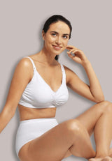 Безшевен Подплатен Сутиен За Бременни И Кърмачки С Банел Carri Gel White 5714399034038 Carriwell