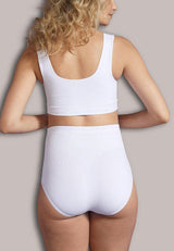 Varrás nélküli támasztó bugyi Seamless Support Panty White Carriwell