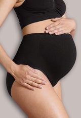 Безшевни Поддържащи Бикини Seamless Support Panty Black Carriwell