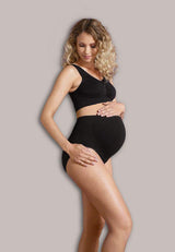 Безшевни Поддържащи Бикини Seamless Support Panty Black Carriwell