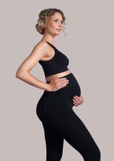 Безшевен Клин За Бременни 3 4 Seamless Support Black 5714399049506 Carriwell