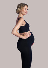 Безшевен Клин За Бременни 3 4 Seamless Support Black 5714399049506 Carriwell