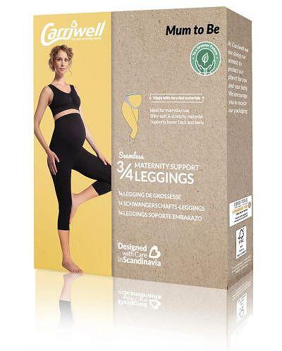 Безшевен Клин За Бременни 3 4 Seamless Support Black 5714399049506 Carriwell