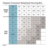 Сутиен За Кърмачки Organic Crossover Sleeping & Nursing White Carriwell