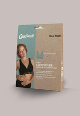 Сутиен За Кърмачки Organic Crossover Sleeping & Nursing Black Carriwell