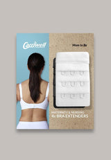 Удължител За Сутиен 4 Бр. White Black Carriwell