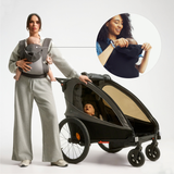 Carrybee Ергономична Раница Grey Kinderkraft