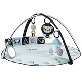 Saltea de gimnastică activă, de dezvoltare, cu decor alb-negru, Tiny Love, 90 cm, 0 luni+