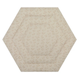 Fillikid Меко килимче за сгъваема кошара за игра (Ø 125 см) - Dogs Beige