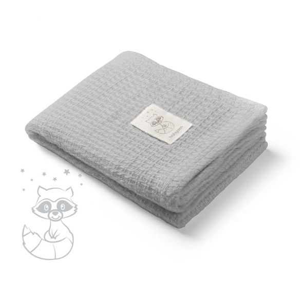 Pătură Babyono Bambus Natural bambus 75x100 Gri ​​479/04