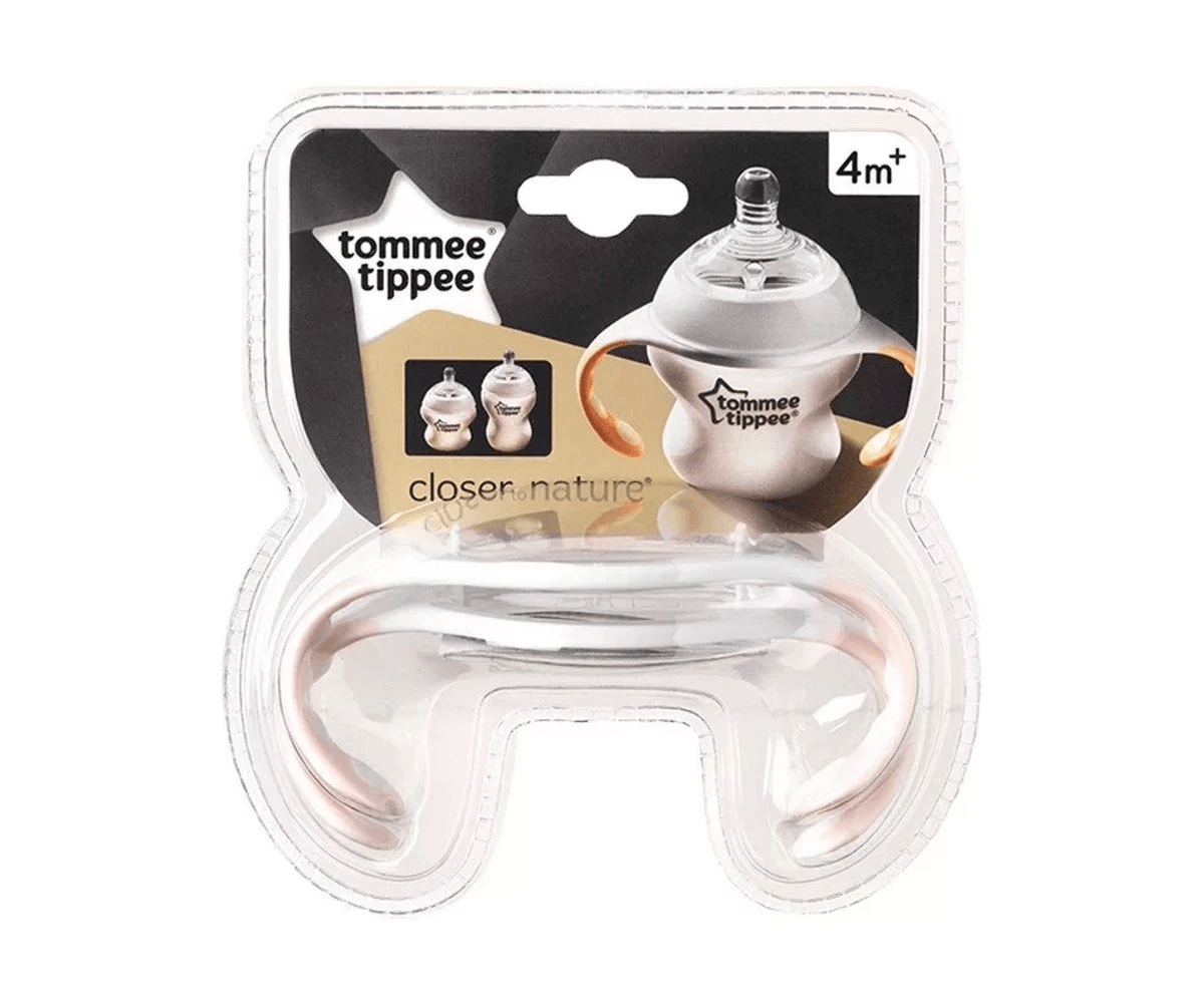 Mânere pentru biberon și pahar Tommee Tippee, 2 bucăți, roz
