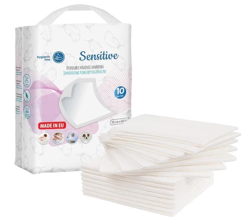 Akuku Еднократни постелки Sensitive 60х90см 10бр. 0501