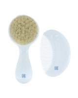 Гребен и четка от естествен косъм Savanna Blue --- BebeMama