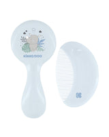 Гребен и четка от естествен косъм Savanna Blue --- BebeMama