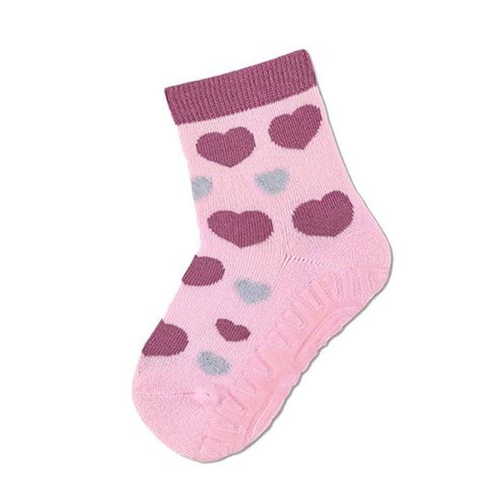 Чорапи Abs Нехлъзгащо Стъпало Air, Сърца, Розови, 27 28 4 5 Г. Sterntaler