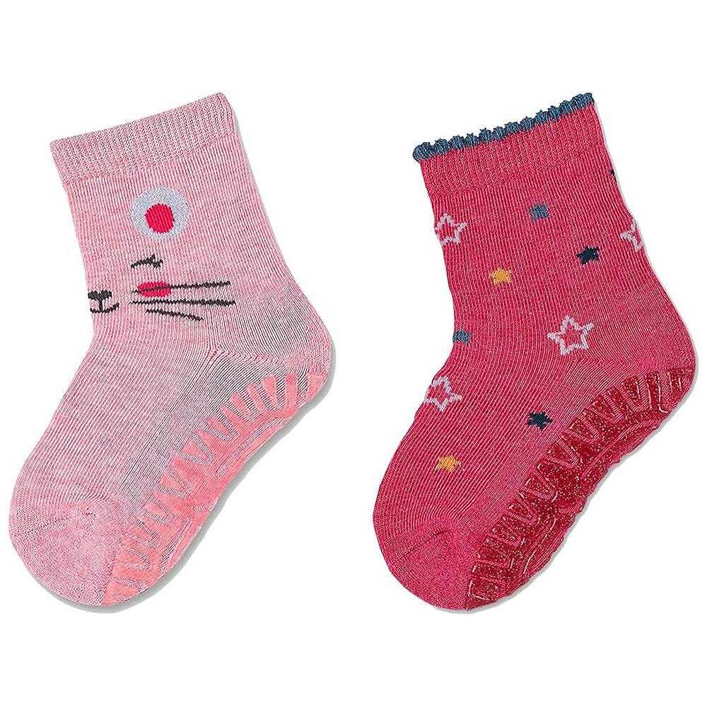 Чорапи Abs Нехлъзгащо Стъпало Air, Мишка, Звезди, 2 Чифта, 25 26 3 4 Г. Sterntaler