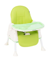 Scaun înalt 3 în 1, verde cremos 