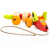 Дървена Играчка Куче Бутни И Дръпни 13623 Cubika