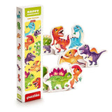 Детски Пъзел 8в1 Puzzles Happy Dinosaurs 15252 Cubika