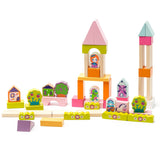 Комплект Дървени Блокчета Town For Girls 13906 Cubika