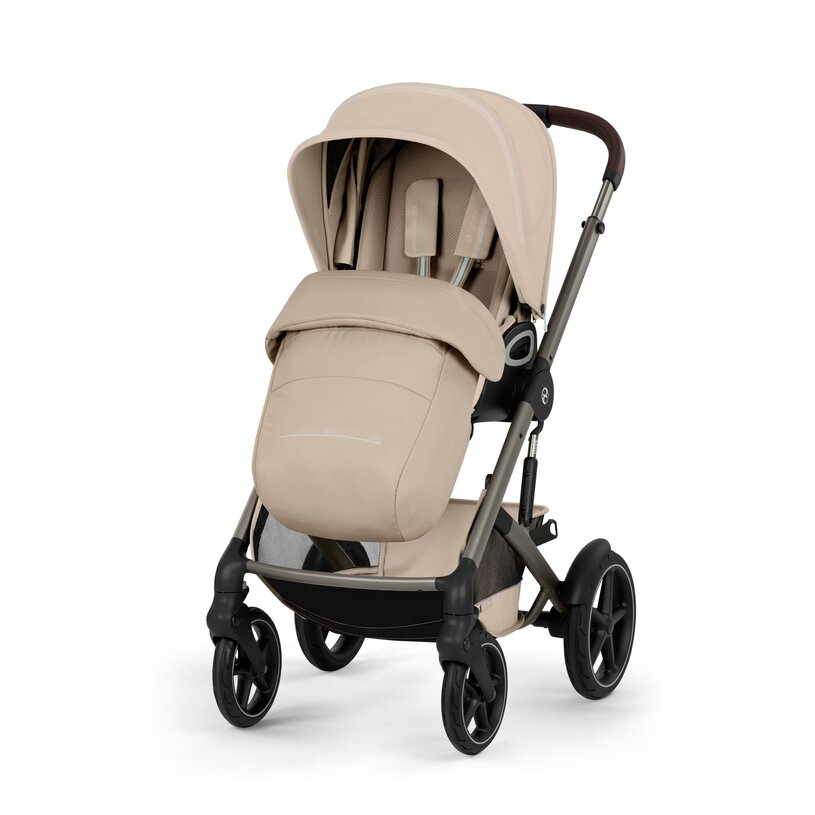 Бебешка Комбинирана Количка Talos S Lux Tpe Almond Beige 2026 Cybex