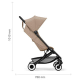 Gold Бебешка Количка Agis Blk Stormy Blue Cybex