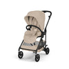 Gold Бебешка Количка Melio Carbon Almond Beige 2026 Cybex