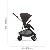 Gold Бебешка Количка Melio Carbon Moss Green 2026 Cybex