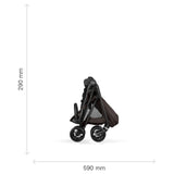 Gold Бебешка Количка Melio Carbon Moss Green 2026 Cybex