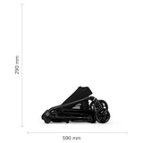 Gold Бебешка Количка Melio Carbon Stormy Blue Cybex