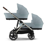 Gold Кош За Новородено Gazelle S Cot Stormy Blue Cybex