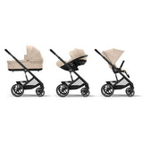Gold Пакет Balios S Lux 3в1 One Box Blk Almond Beige Cybex