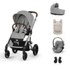 Gold Пакет Balios S Lux Essential + Amya Stone Grey Cybex