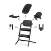 Gold Стол За Хранене Lemo 4 В 1 Set Stunning Black Cybex