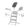 Gold Стол За Хранене Lemo 4 В 1 Set Suede Grey Cybex