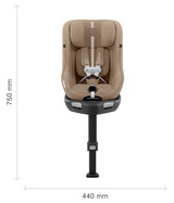 Gold Стол За Кола Sirona G3 I Size Plus (61 105 См.) Chcoclate Brown Cybex