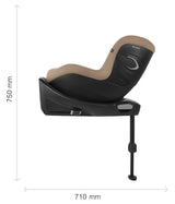 Gold Стол За Кола Sirona G3 I Size Plus (61 105 См.) Chcoclate Brown Cybex