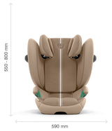Gold Стол За Кола Solution G2 I Fix Plus (100 150 См) Choclate Brown Cybex