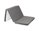 Сгъваем Матрак 59 118 5 См Полиестер Dark Grey Kikkaboo