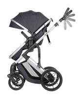 Комбинирана Количка 3В1 С Трансф.Седалка Darling Dark Grey 2024 --- BebeMama