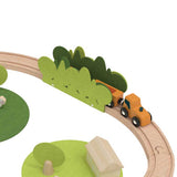 Дървен Комплект Влакче С Релси В Гората От 100 Части Classic World