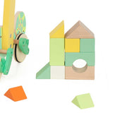 Дървен Уокър Хамелеон С Дървени Блокчета За Бебета Classic World