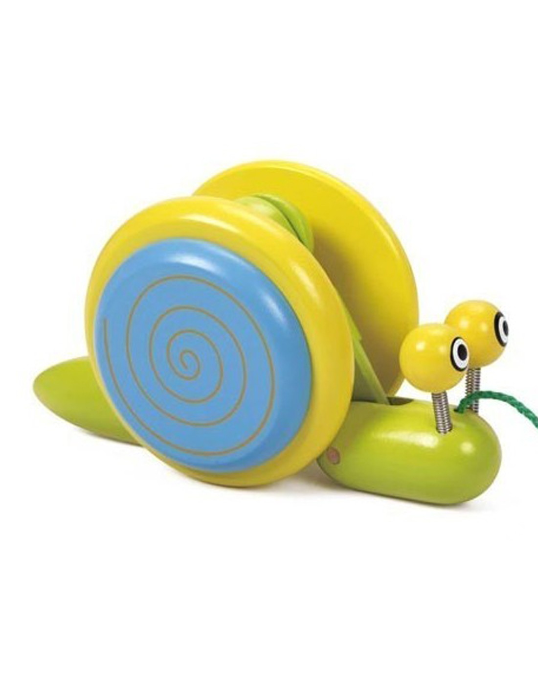 Дървена Играчка - Охлюв За Дърпане - Дървени Играчки - Classic World - BebeMama