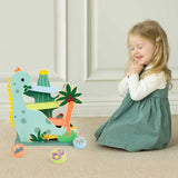 Дървена Играчка Пързалка Динозавър Classic World