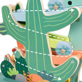 Дървена Играчка Пързалка Динозавър Classic World