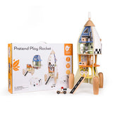 Дървена Играчка С Активности - Космическа Ракета --- BebeMama