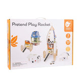 Дървена Играчка С Активности - Космическа Ракета --- BebeMama