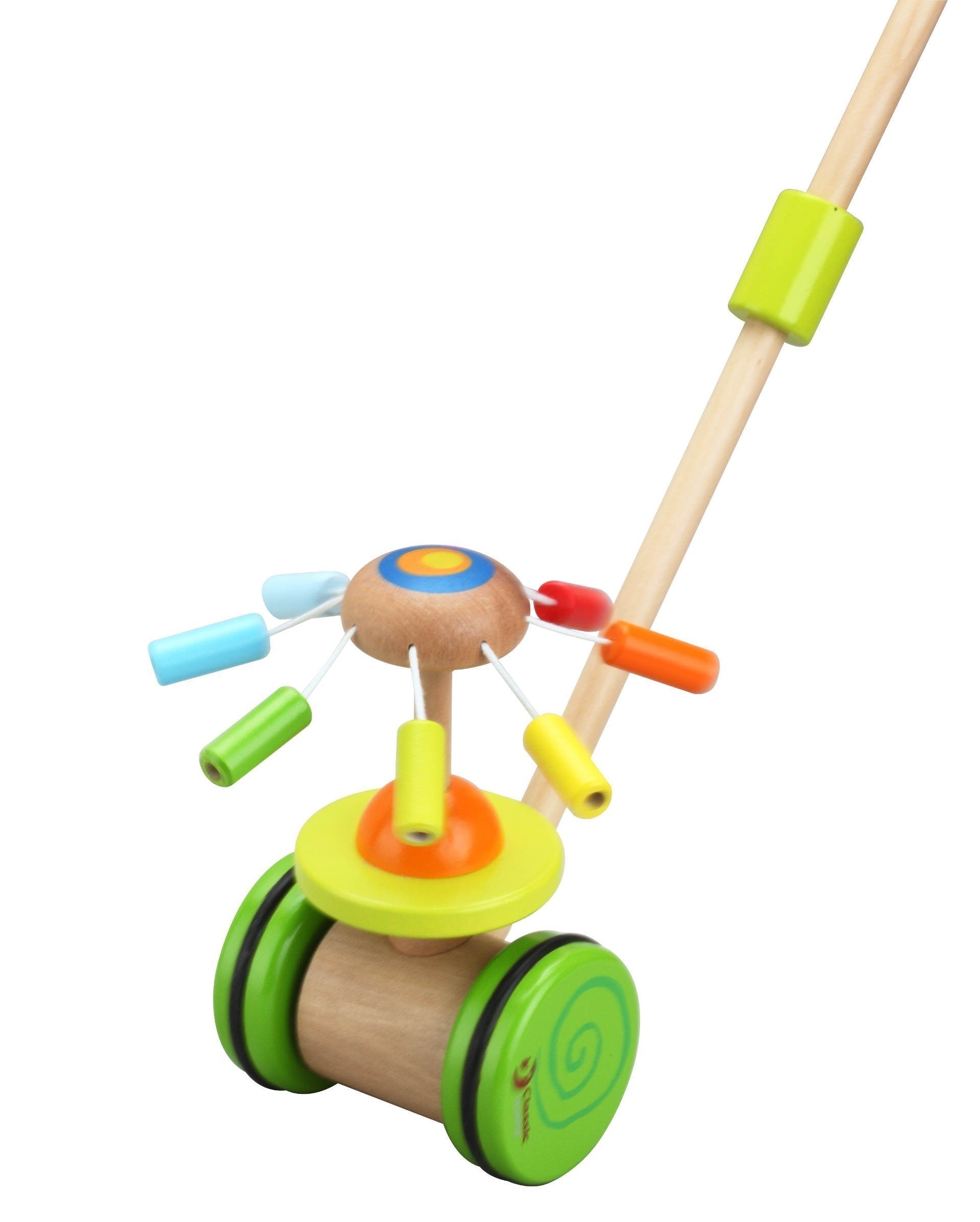 Дървена Играчка За Бутане Цвете - Дървени Играчки - Classic World - BebeMama